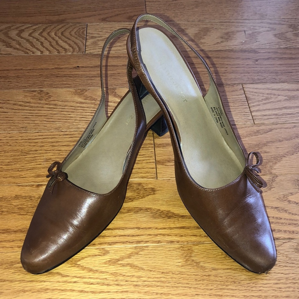 Stunning Brown Slingback Heels
